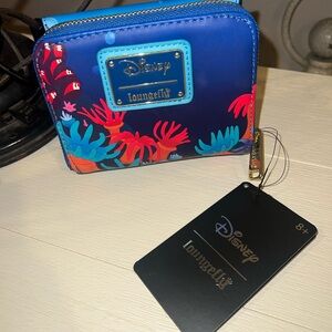 Pinnochio Loungefly Disney Blue and Red Wallet Donkey